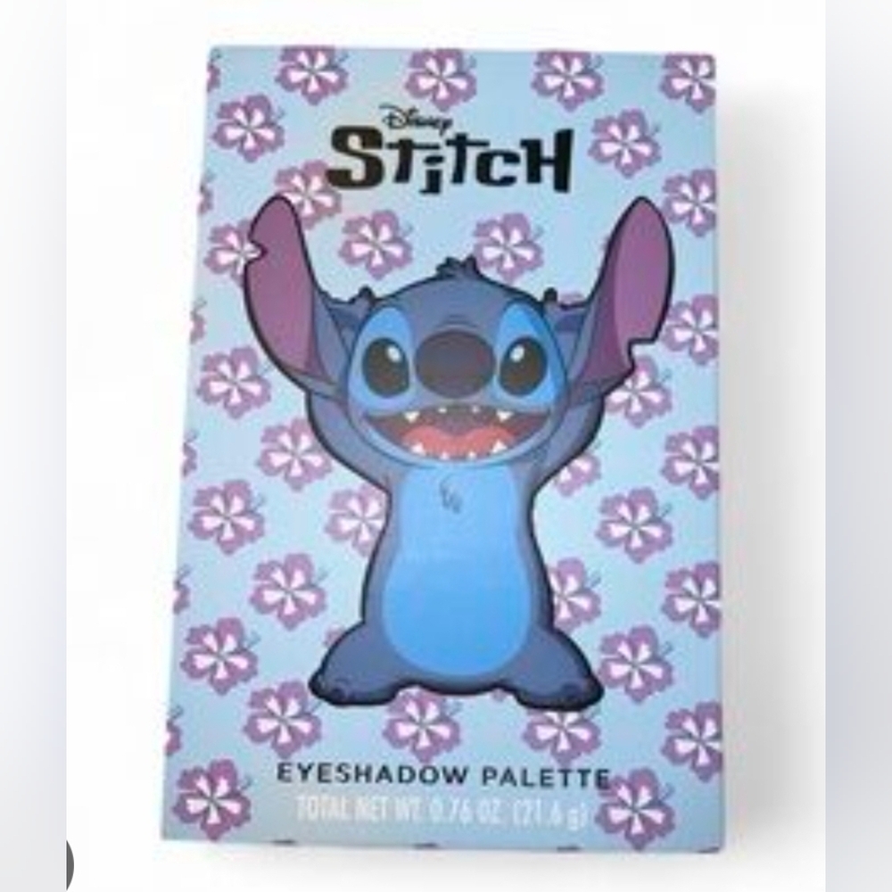 DISNEY'S STITCH NEW Eyeshadow Palette with Floral Design